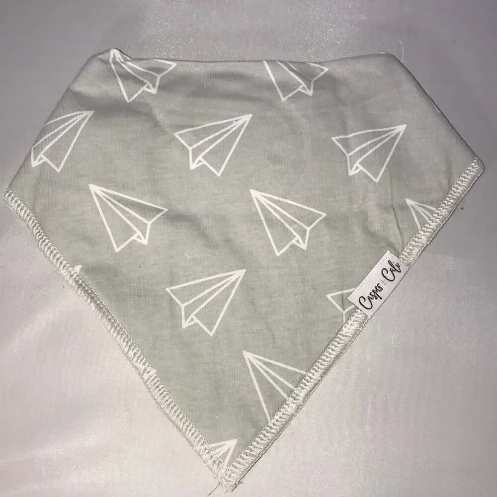 Casper & Cali 4 Organic Baby Boy Bandana Bibs NWT